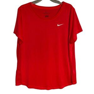 Nike Bright Coral Dri-Fit Tee shirt Size 1X
